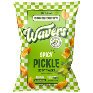 Doughbrik’s Wavers Spicy Pickle Crispy Snacks - 4.5oz (126g)