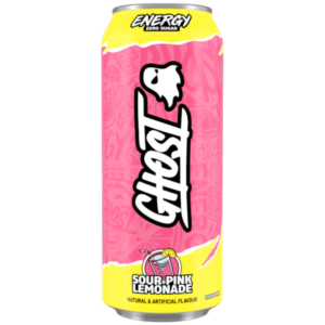 Ghost Energy Sour Pink Lemonade Zero Sugar (UK Version) - 16.9fl.oz (500ml)