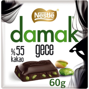 Nestle Damak Pistachio Dark Chocolate Block (Turkish) - 2.12oz (60g)