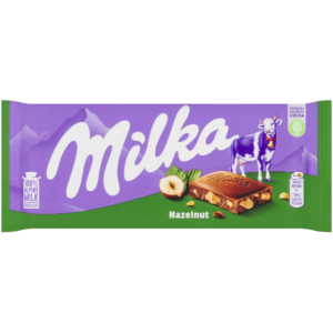 Milka Hazelnut Chocolate Bar - 3.5oz (100g)