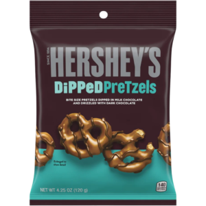 Hershey's Milk Chocolate Dipped Pretzels - 4.25oz (120g)