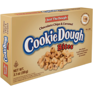 Cookie Dough Bites Just The Dough Chocolate Chips & Caramel Theatre Box - 3.1oz (88g)