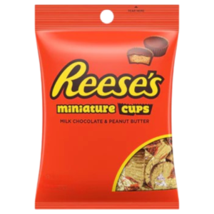 Reese's Peanut Butter Cup Miniatures Peg Bag - 4.62oz (131g)