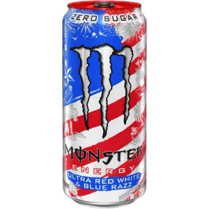 Monster Ultra Red White & Blue Razz - 16fl.oz (473ml)