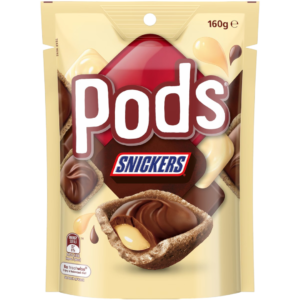 Pods Snickers Snack & Share Party Bag (Australia) - 5.6oz (160g)