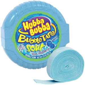 Hubba Bubba Sour Blue Raspberry Bubble Tape - 2oz (56.7g)