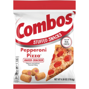 Combos Pepperoni Pizza Stuffed Baked Cracker Bites - 6.3oz (178.6g)