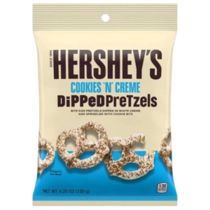 Hershey's Cookies N Creme Dipped Pretzels - 4.25oz (120g)