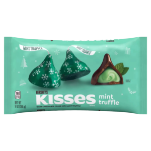 Hershey's Kisses Dark Chocolate Mint Truffle Share Bag (Limited Edition) - 9oz (255g)