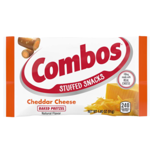 Combos Cheddar Cheese Stuffed Baked Pretzel Bites Snack Bag - 1.7oz (48.2g)