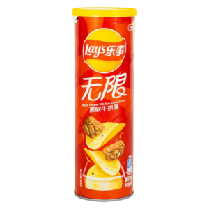 Lay's Black Pepper Rib Eye Steak Cannister - 3.17oz (90g)