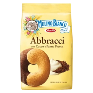 Mulino Bianco Abbracci Chocolate & Cream Biscuits Share Bag - 12.3oz (350g) hi