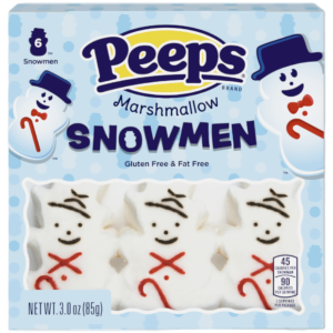 Peeps Marshmallow Snowmen 6 Pack (Christmas Limited Edition) - 3oz (85g)