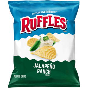 Ruffles Jalapeño Ranch Potato Chips - 6.5oz (184g)