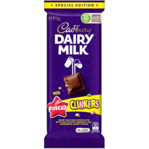 Cadbury Dairy Milk with Pascall Clinkers Chocolate Block - 6oz (170g)